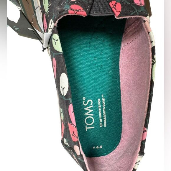 TOMS Forged Iron Glow in Dark Tree Lights  Alpargata Youth 4.5 (woman’s 6-6.5) - Picture 8 of 12